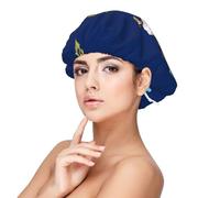 XZDLXJ Gorro de dormir de satén con la bandera del estado de Maine para adultos, protección y comodidad para el cabello, negro, talla única