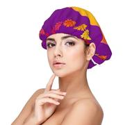 XZDLXJ Gorro de dormir de satén naranja sonriente para adultos, protección y comodidad del cabello, negro, talla única