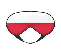 XZDLXJ Máscara de dormir reversible de poliéster con correa ajustable para máxima comodidad y bloqueo de luz, color negro