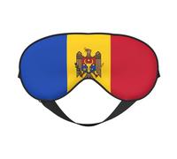 XZDLXJ Máscara reversible de poliéster para dormir con correa ajustable para máxima comodidad y bloqueo de luz, color negro