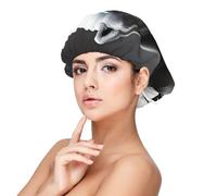 XZDLXJ Portrait of a Polar Bear - Gorro de dormir de satén para adultos, protección y comodidad para el cabello, color negro, talla única