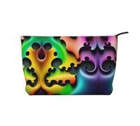 XZDLXJ Puzzle qui se dispersent - Bolsa de cosméticos de pana, adecuada para viajes y uso diario, forro resistente, garantiza la longevidad, color negro, talla única, Black, Talla única