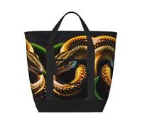 XZDLXJ Quetzalcoatlus waiting for food - Bolsa de hombro aislada de gran capacidad para alimentos fríos y calientes, color negro, talla única, Black, Talla única