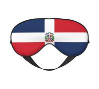 XZDLXJ República Dominicana - Antifaz reversible de poliéster para dormir con correa ajustable para máxima comodidad y bloqueo de luz, color negro