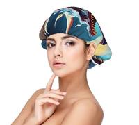 XZDLXJ Roaring Dragon - Gorro de dormir de satén para adultos, protección y comodidad para el cabello, color negro, talla única