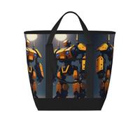 XZDLXJ Robots at War - Bolsa de hombro aislada de gran capacidad para alimentos fríos y calientes, Negro -, Talla única