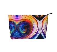 XZDLXJ Scribble Art to the Pap Bolsa de cosméticos de pana, adecuada para viajes y uso diario, forro resistente, garantiza la longevidad, negro, talla única, Black, Talla única