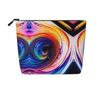 XZDLXJ Scribble Art to the Pap - Bolsa de maquillaje de una sola capa resistente al agua con cremallera para tus necesidades diarias o de viaje, color negro, talla única, Black, Talla única