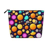 XZDLXJ Smile Sticker - Bolsa de maquillaje de una sola capa resistente al agua con cremallera para tus necesidades diarias o de viaje, color negro, talla única, Black, Talla única