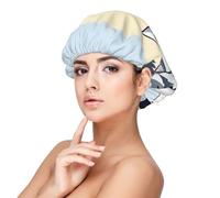 XZDLXJ White Snowy Mountains - Gorro de dormir de satén para adultos, protección y comodidad para el cabello, negro, talla única