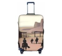 XZDLYY Wild West Life - Funda para maleta con cremallera invisible, para negocios y viajes, sin maleta, White, L