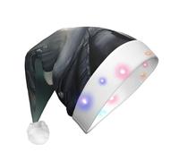 XZDPY A - Sombrero decorativo iluminado de Navidad post-apocalipsis para adultos, sombrero de vacaciones para fiestas y festivales