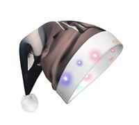 XZDPY A Space Exploration - Sombrero decorativo iluminado de Navidad para adultos, sombrero de vacaciones para fiestas y festivales