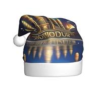 XZDPY Cosmic Wonders - Sombrero de Navidad para adulto, accesorio de disfraz de fiesta de vacaciones, gorro de evento de Papá Noel