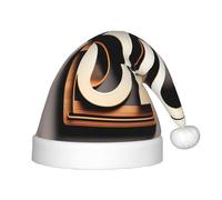 XZDPY Moderno sombrero de Navidad con iconos de letras para niños, accesorios de disfraz de fiesta de vacaciones, sombreros de festival para Año Nuevo