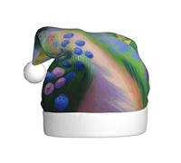 XZDPY Monet's Garden - Sombrero de Navidad para adulto, accesorio de disfraz de fiesta de vacaciones, gorro de evento de Papá Noel