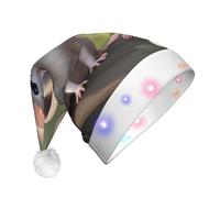 XZDPY Mouse in Love - Sombrero decorativo iluminado de Navidad para adultos, sombrero de vacaciones para fiestas y festivales