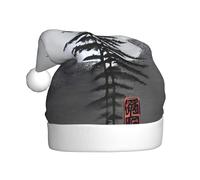 XZDPY Sombrero de Navidad con diseño de árbol de pino y luna para adulto, accesorio de disfraz de fiesta de vacaciones, gorro de evento de Papá Noel