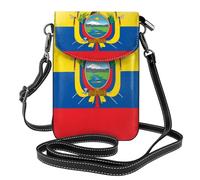 XZDZWK Bandolera ligera antirrobo con bandera de Ecuador, pequeña, resistente al desgaste, portátil y práctica para viajes y uso diario
