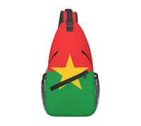 XZDZWK Flag of Burkina Faso - Bandolera informal para hombre, gran capacidad, duradera, adecuada para viajes, trabajo, desplazamientos y actividades al aire libre