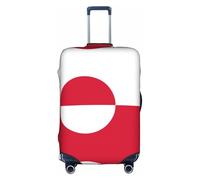 XZDZWK Fundas para maletas con diseño de bandera de Groenlandia a prueba de arañazos y polvo con diseño personalizado para viajes, negocios y uso al aire libre, White, XL