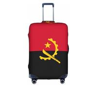 XZDZWK Fundas para maletas de bandera de Angola, a prueba de arañazos y polvo, con diseño personalizado para viajes, negocios y uso al aire libre, White, S