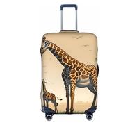 XZDZWK Fundas para maletas de jirafa madre e hijo, a prueba de arañazos y polvo, con diseño personalizado para viajes, negocios y uso al aire libre, White, XL