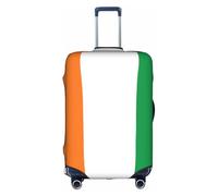 XZDZWK Fundas para maletas de la bandera de Costa de Marfil, a prueba de arañazos y polvo, con diseño personalizado para viajes, negocios y uso al aire libre, White, M
