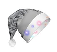 XZDZWK Gorro de Navidad con estampado de águila con luces LED parpadeantes, para decoración de fiestas y vacaciones