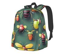 XZDZWK Insect Atlas - Mochila ligera con cómodo alivio del estrés, amplia capacidad, duradera y transpirable para actividades al aire libre