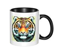 XZDZWK Little Fat Tiger Head - Taza clásica elegante duradera y resistente a la decoloración, adecuada para uso en casa, oficina y restaurante
