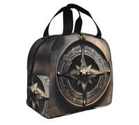 XZDZWK Magical Design - Bolsa de almuerzo multifuncional con diseño de runas nórdicas, duradera y fácil de transportar para el trabajo, la escuela, picnics y actividades al aire libre