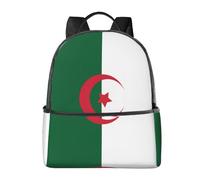 XZDZWK Mochila ligera y versátil con la bandera de Argelia de gran capacidad, elegante y duradera, adecuada para el trabajo, fines de semana, escuela, viajes