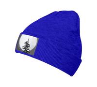 XZDZWK Moon Pine Tree - Gorro de punto negro cómodo y agradable al tacto, adecuado para deportes al aire libre y viajes, azul, Talla única