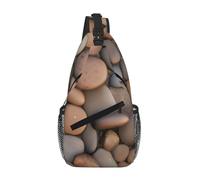 XZDZWK Pebbles In The Beach - Bolso cruzado casual con diseño de múltiples bolsillos, adecuado para viajes y trabajo diario