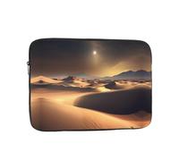 XZDZWK Sahara Desert - Bolsa para laptop, práctica a prueba de golpes, elegante impresión para viajes de negocios, trabajo y oficina, Black, 12 inch