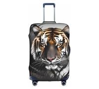 XZDZWK Tiger at Rest - Fundas para maleta, a prueba de arañazos y polvo, con diseño personalizado para viajes, negocios y uso al aire libre, White, XL