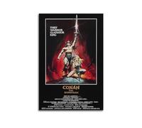 xze Póster de la película Conan The Barbarian Movie Poster Wall Art Canvas Posters Room Decorative Aesthetic Poster Print Decor Posters 24x36inch(60x90cm) Unframe-style