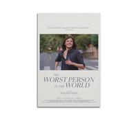 xze Póster de la peor persona en el mundo, póster artístico para pared, póster estético decorativo para habitación, pósteres de decoración de 16 x 24 pulgadas (40 x 60 cm), estilo sin marco