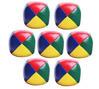 XZEIT Juego de 7 Bolas de Malabares Suaves, Juegos de Bolas para NiñOs, Bolas de Malabares de Colores de Payaso de Circo para Adultos, Principiantes, Juguetes Al Aire Libre