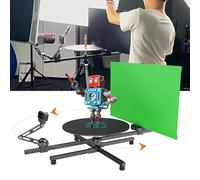 Xzeit Plataforma Giratoria Panorámica Para Cámara De Vídeo 360, Control Deslizante Giratorio De Cámara Giratoria De 360 Grados Para Fotografía De Productos, Tiempo Bala