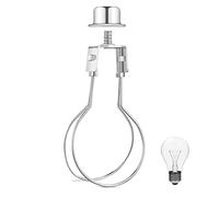 XZEIT Soporte de Bombilla con Lámpara de Montaje de Iluminación de Clip en Pantalla Adaptador, Pack Clip con Sombra Final Sujeción Superior de Lámpara Luz de Sombra Adaptador