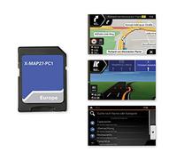 XZENT X-MAP27-PC1: Tarjeta micro SD con navegación para coche para XZENT Infotainer X-427, Mapas para Europa, paquete POI Premium, actualizaciones de mapas gratuitas de 1 año
