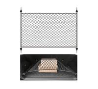 Xzenuo Red para Maletero de Coche Elástica con 4 Ganchos de ABS, Red de Carga y Separación para Equipaje, Fijación Universal para Auto, SUV, Autocaravana y Pick-up (80 * 60CM*1)