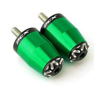 XZGFZHY para Hon&da PCX 125 PCX125 PCX150 PCX150 Extremo del Manillar De La Motocicleta Tapas De Extremo De Barra De Mango De Aluminio Tapa De Empuñaduras De Enchufe Equilibrado Piezas(Verde)