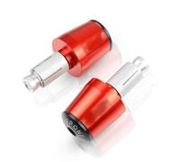 XZGFZHY para K&awasaki ER6N ER-6N ER 6N ER6 N 20010-2017 Manillar De Motocicleta Extremo De Barra Empuñaduras De Manillar Extremos Deslizadores Tapa Tapón Deslizador Contrapeso Cubierta Piezas(Rojo)