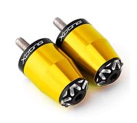 XZGFZHY para KYMCO XCITING 250 300 400 400i 400S CT250 Extremo del Manillar De La Motocicleta Tapas De Extremo De Barra De Mango Tapa De Empuñaduras De Enchufe Equilibrado Piezas(Oro)