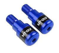 XZGFZHY para Yama&ha MT09 MT 09 MT-09 Tracer GT SP 2014-2021 Extremo del Manillar De La Motocicleta Tapas De Los Extremos De La Barra del Mango De Tapa De Agarre Enchufe Equilibrado Piezas(Azul)
