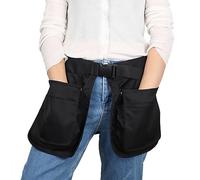 XzhixiangKing Bolsa de aperitivos para entrenamiento de perros, con bolsillo desmontable, adecuada para herramientas de entrenamiento de perros machos y hembras, bolsa de cintura (negro)