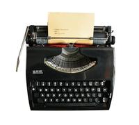 XZHWSZD Máquina de Escribir Manual portátil, máquina de Escribir de Estilo Vintage con Estuche de Transporte, Teclas mecánicas Retro para escritores creativos y Estudiantes, no Necesita Electricidad.
